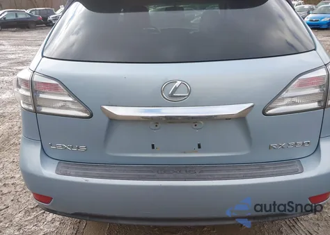2010 Lexus Rx 350 from USA, damaged, VIN 2T2BK1BA9AC031040